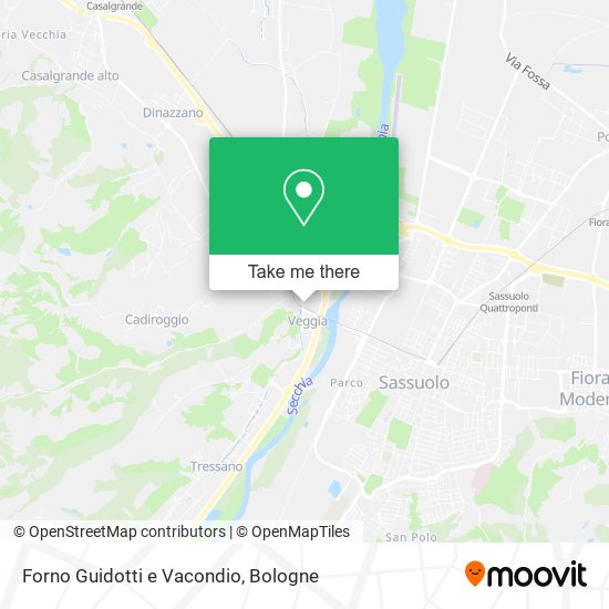 Forno Guidotti e Vacondio map