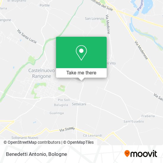 Benedetti Antonio map