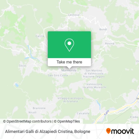 Alimentari Galli di Alzapiedi Cristina map