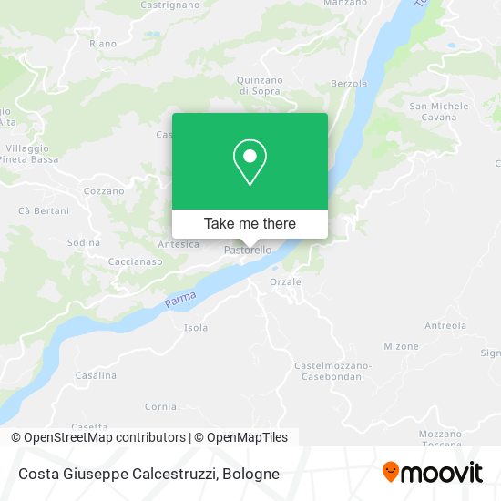 Costa Giuseppe Calcestruzzi map