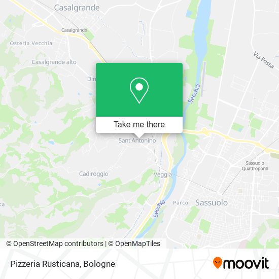 Pizzeria Rusticana map