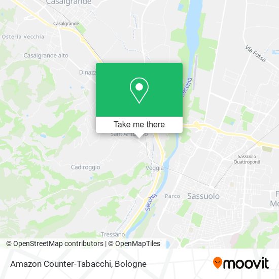 Amazon Counter-Tabacchi map