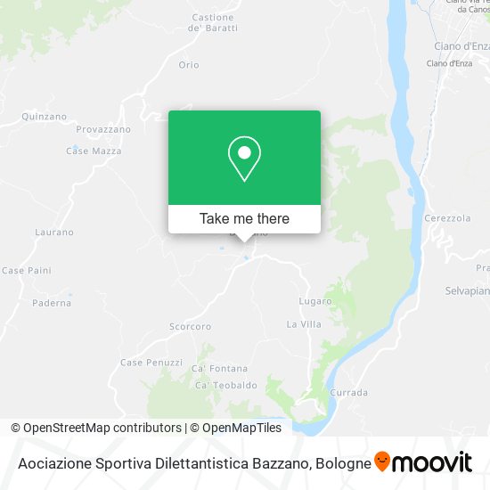 Aociazione Sportiva Dilettantistica Bazzano map