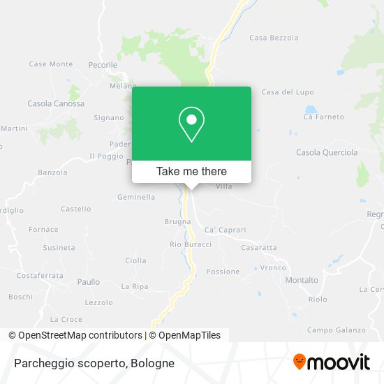 Parcheggio scoperto map