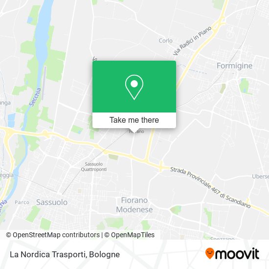 La Nordica Trasporti map