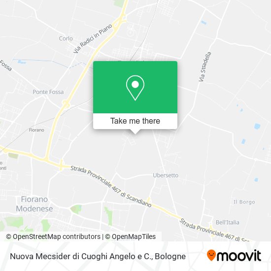 Nuova Mecsider di Cuoghi Angelo e C. map