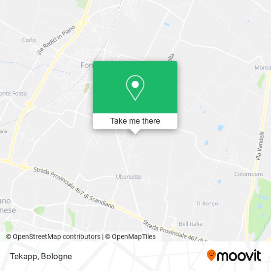 Tekapp map