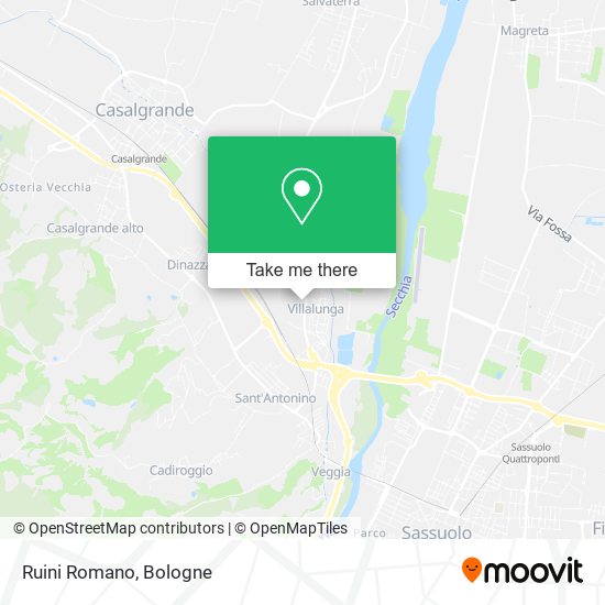 Ruini Romano map