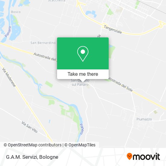 G.A.M. Servizi map