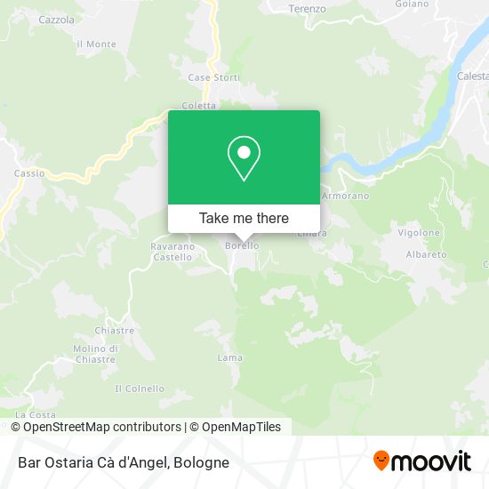 Bar Ostaria Cà d'Angel map