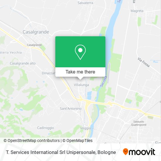 T. Services International Srl Unipersonale map