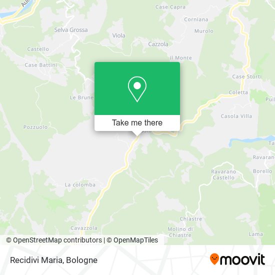 Recidivi Maria map
