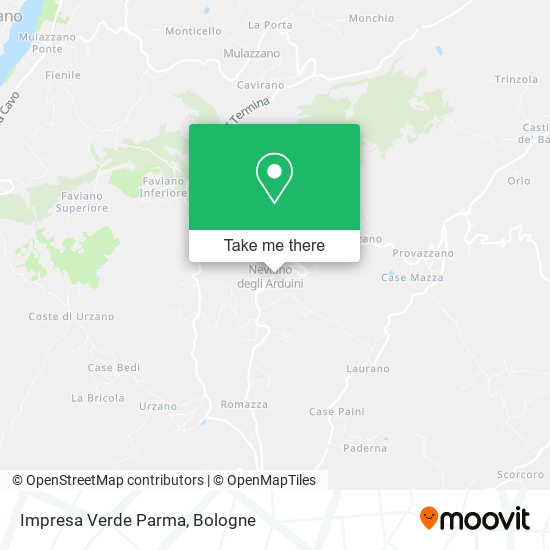 Impresa Verde Parma map