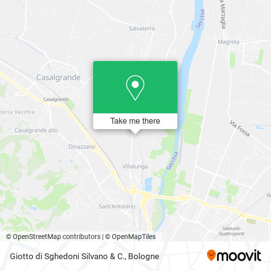 Giotto di Sghedoni Silvano & C. map