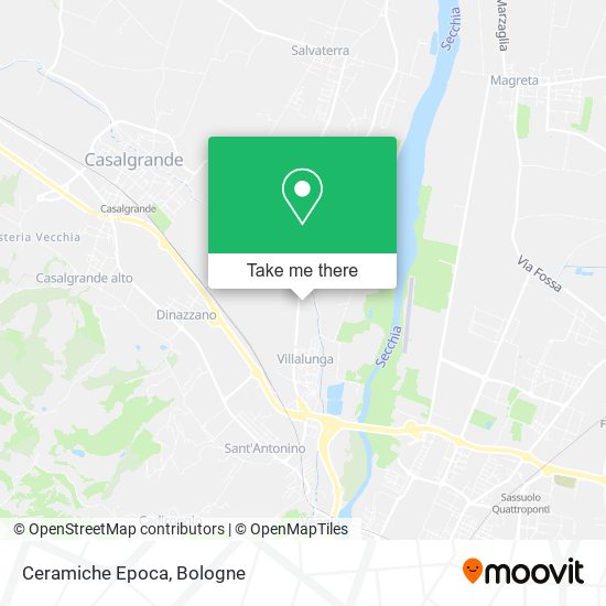 Ceramiche Epoca map