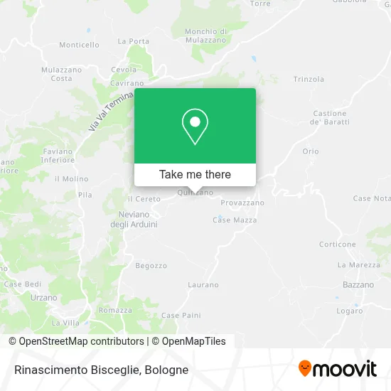Rinascimento Bisceglie map