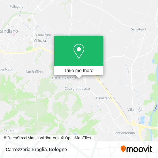 Carrozzeria Braglia map