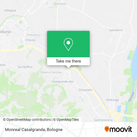 Monreal Casalgrande map