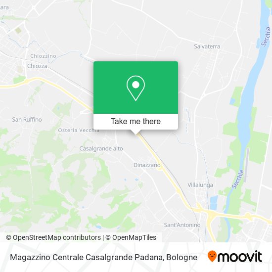 Magazzino Centrale Casalgrande Padana map