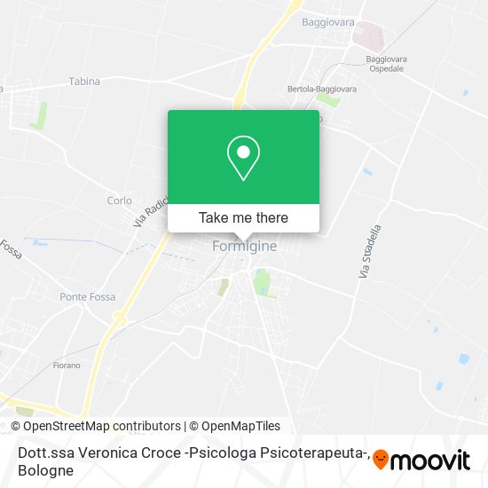 Dott.ssa Veronica Croce -Psicologa Psicoterapeuta- map