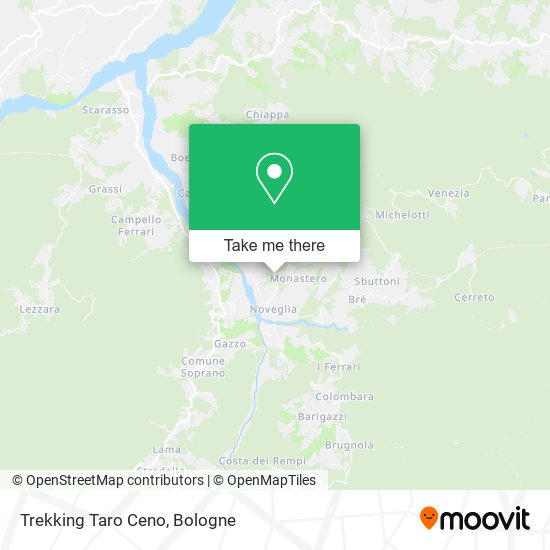 Trekking Taro Ceno map