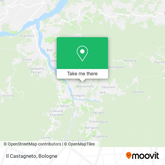 Il Castagneto map