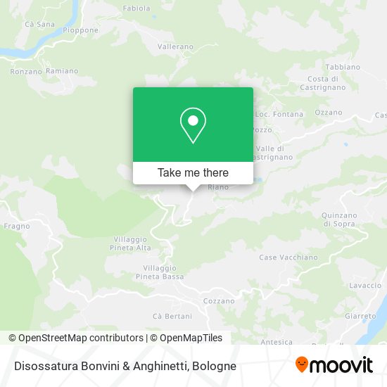 Disossatura Bonvini & Anghinetti map