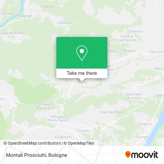 Montali Prosciutti map