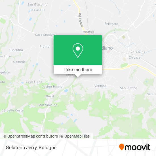 Gelateria Jerry map
