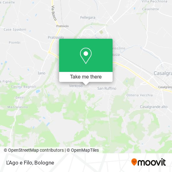 L'Ago e Filo map