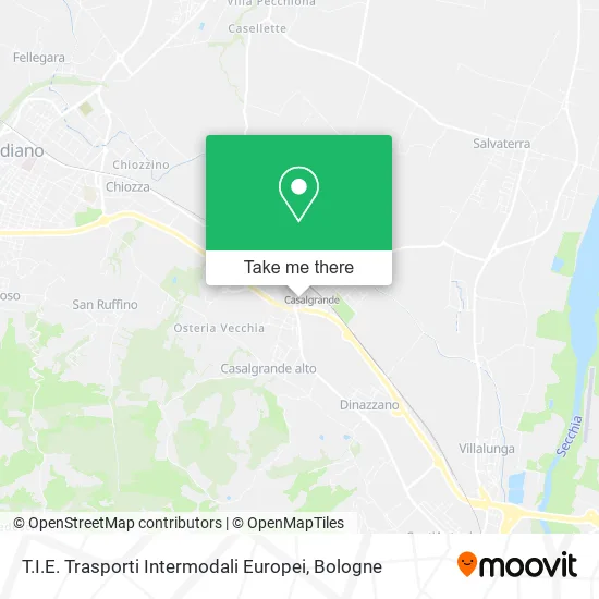 T.I.E. Trasporti Intermodali Europei map