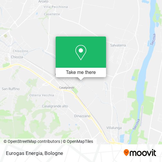 Eurogas Energia map