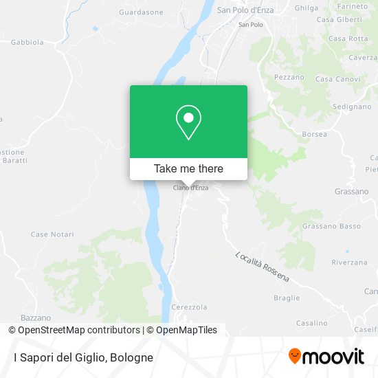 I Sapori del Giglio map