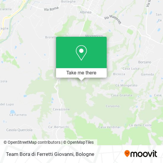 Team Bora di Ferretti Giovanni map
