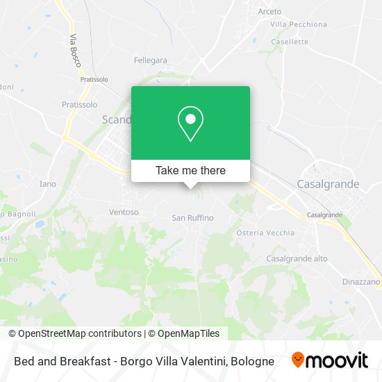 Bed and Breakfast - Borgo Villa Valentini map