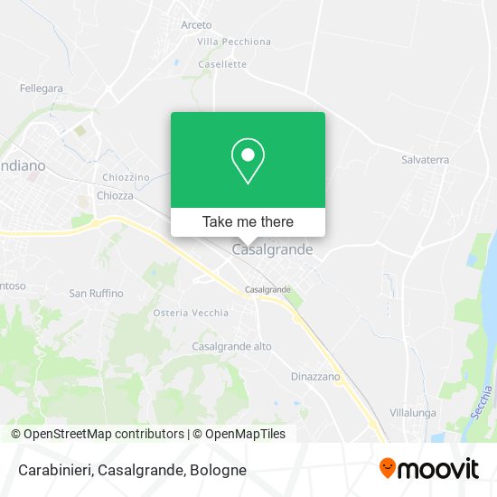 Carabinieri, Casalgrande map