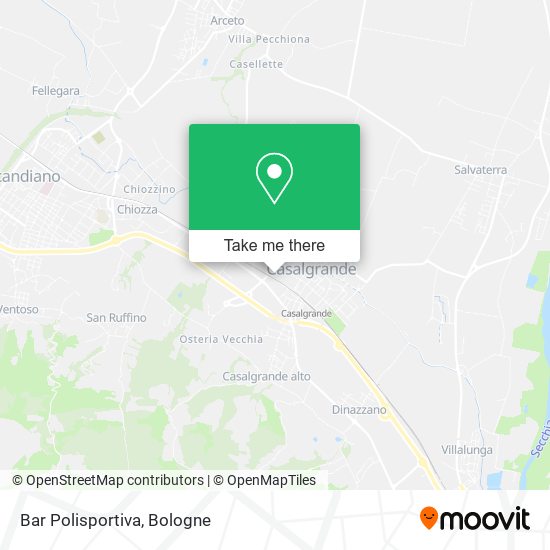 Bar Polisportiva map