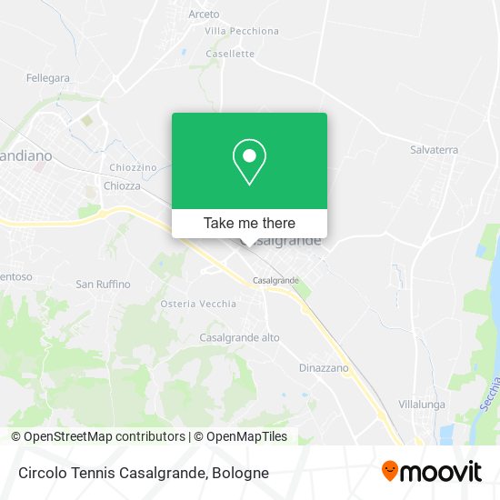 Circolo Tennis Casalgrande map