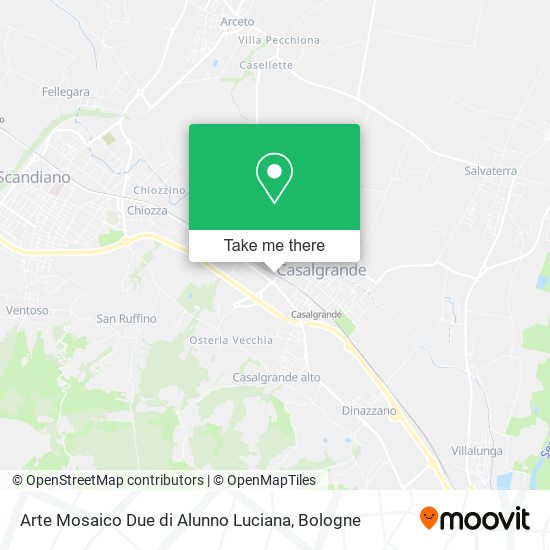 Arte Mosaico Due di Alunno Luciana map