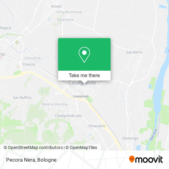 Pecora Nera map