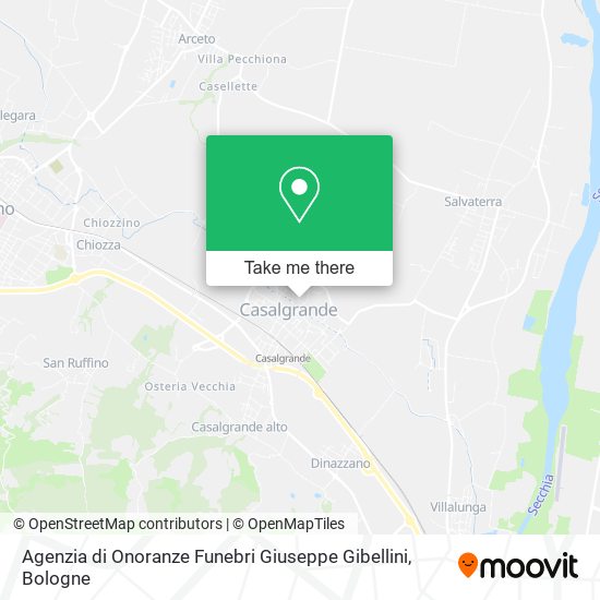 Agenzia di Onoranze Funebri Giuseppe Gibellini map