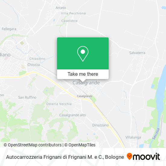 Autocarrozzeria Frignani di Frignani M. e C. map