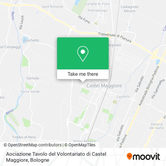 Aociazione Tavolo del Volontariato di Castel Maggiore map