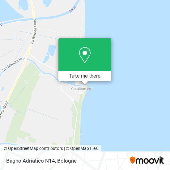 Bagno Adriatico N14 map