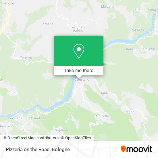 Pizzeria on the Road map