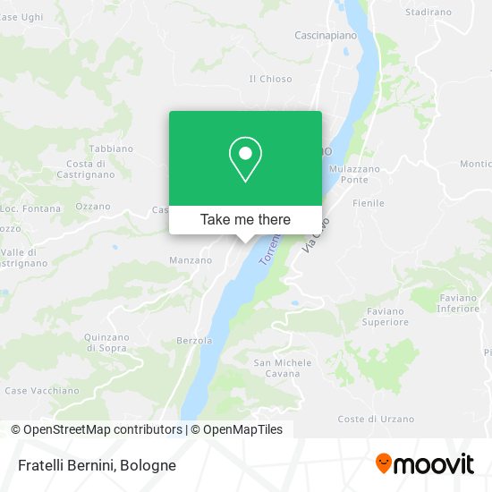 Fratelli Bernini map