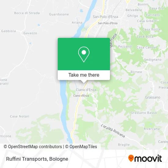 Ruffini Transports map