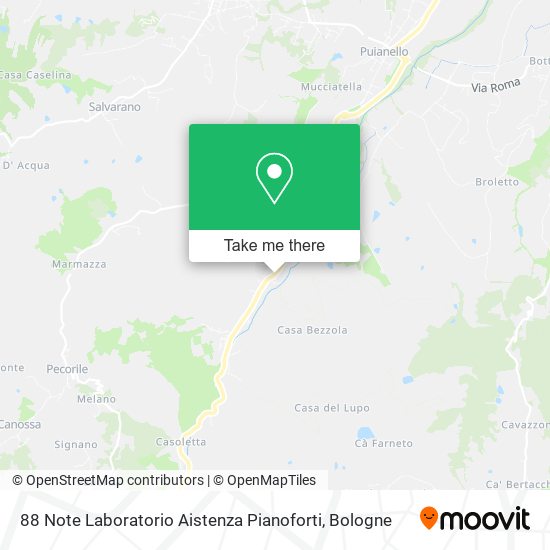 88 Note Laboratorio Aistenza Pianoforti map