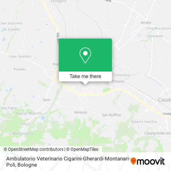 Ambulatorio Veterinario Cigarini-Gherardi-Montanari-Poli map