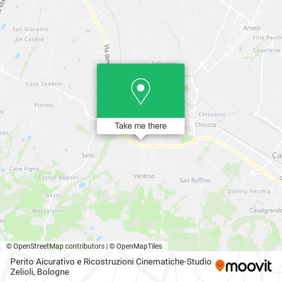 Perito Aicurativo e Ricostruzioni Cinematiche-Studio Zelioli map
